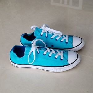 Converse double pink blue sneakers 6M
